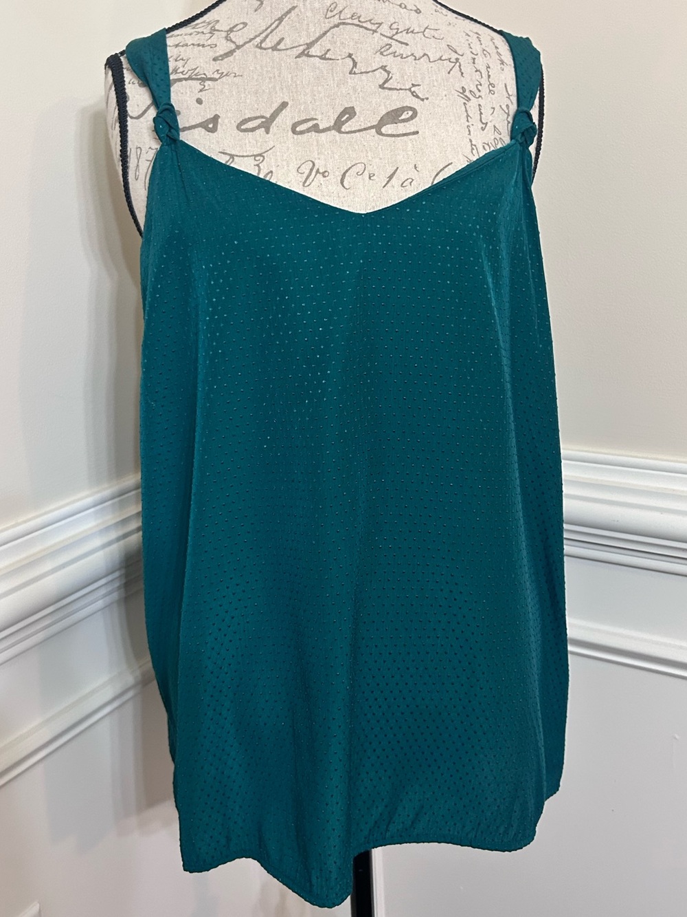 Old Navy Teal Textured Tank Top